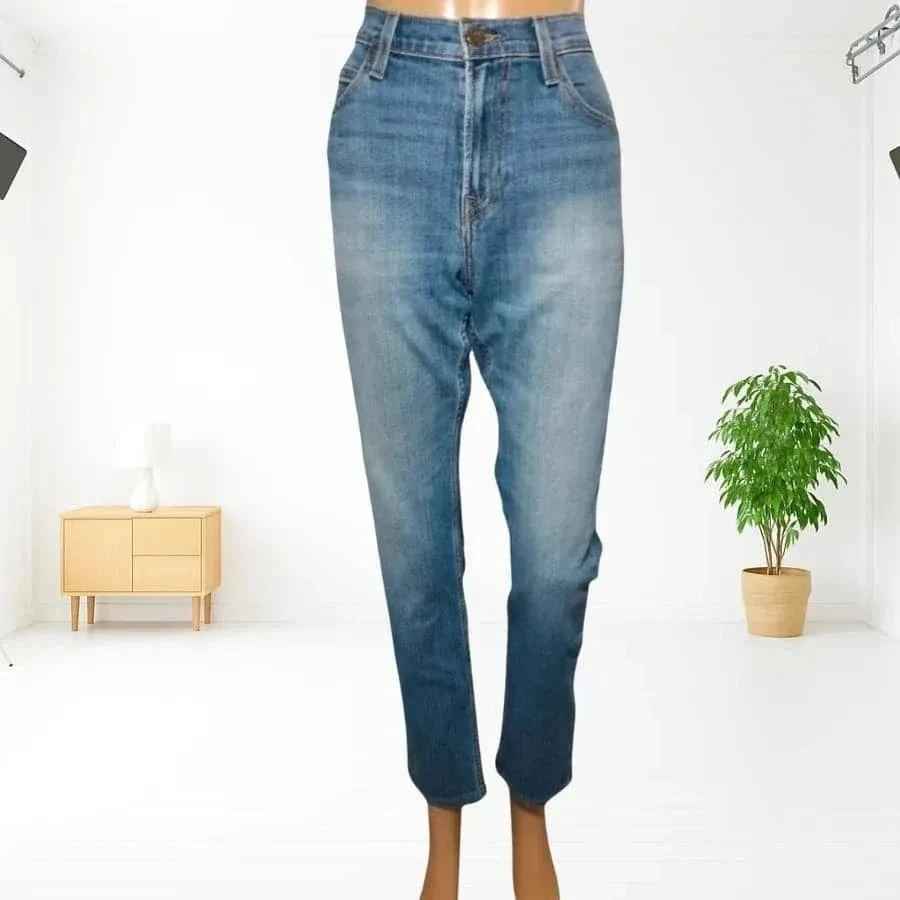 Lee premium model slim taper hoge taille medium, uitrekbaar – photo 2